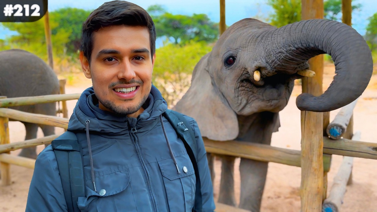 Dhruv Rathee thumbnail example